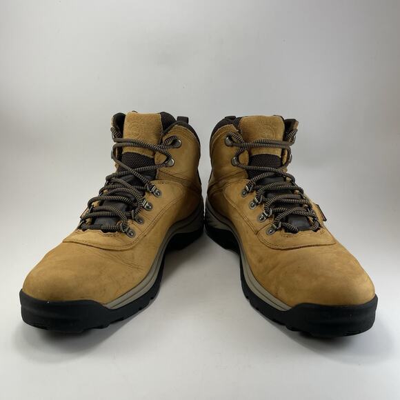 Timberland White Ledge Waterproof Mid Mens Size 12 Wheat Nubuck Leather Boots main image 10